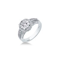 Ring Mirco Visconti Woman in White Gold Diamante ABA1307